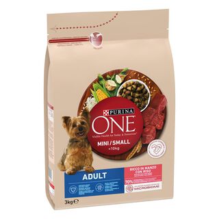 Purina One Mini Adult Bifensis Boi ração para cães